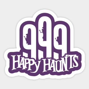 999 Happy Haunts Sticker